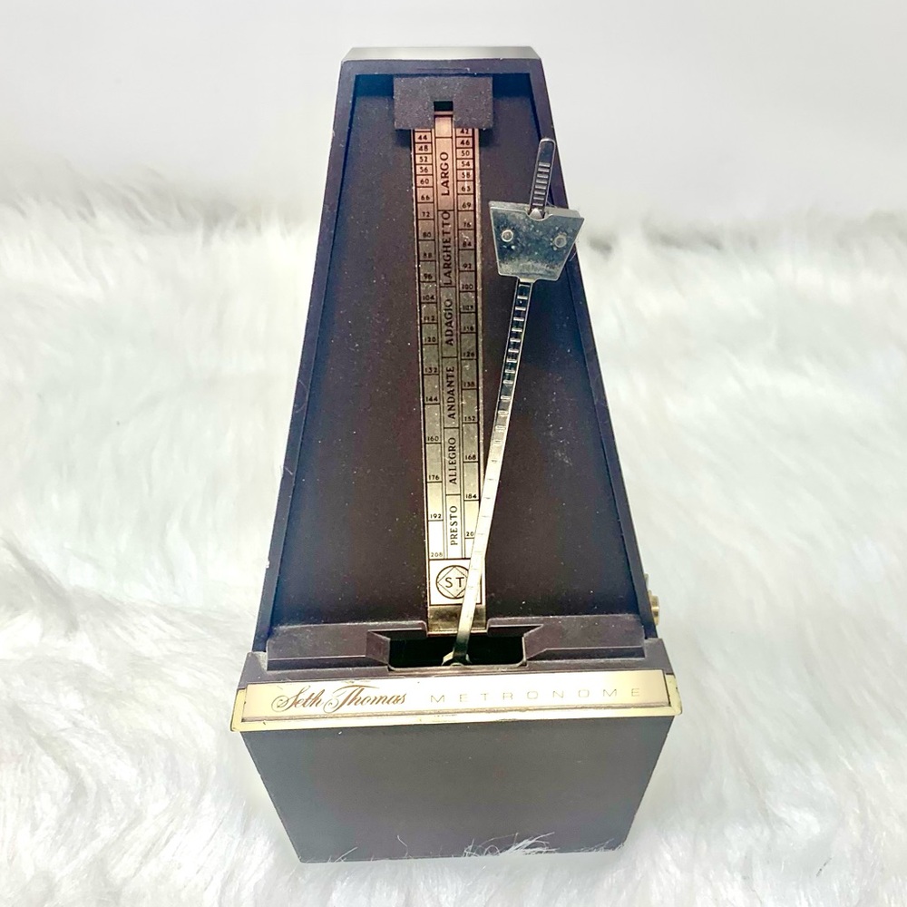Vintage Seth Thomas by Talley Metronome 1104B Wind Up Mechanical Working Works